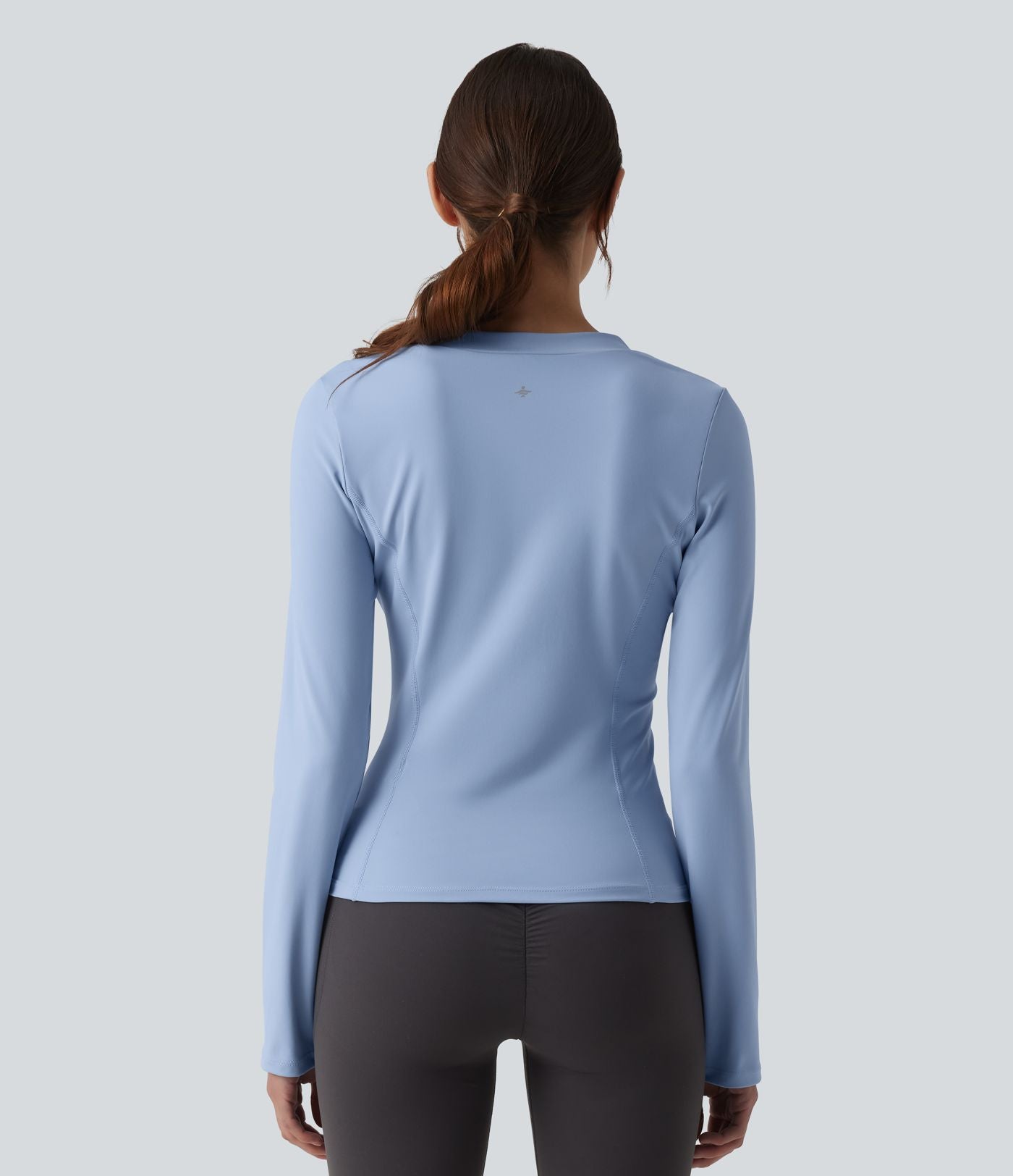Haut de sport d'entraînement SoftlyZero™ Airy col V manches longues effet frais InstantCool, protection solaire UPF50+