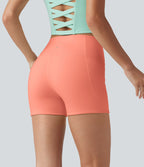 Short cycliste d’entraînement Halara UltraSculpt™ 8cm taille haute gainant avec poches