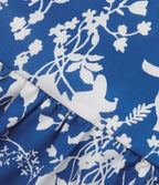 Robe longue resort décolleté cœur sans manches imprimé floral avec laçage