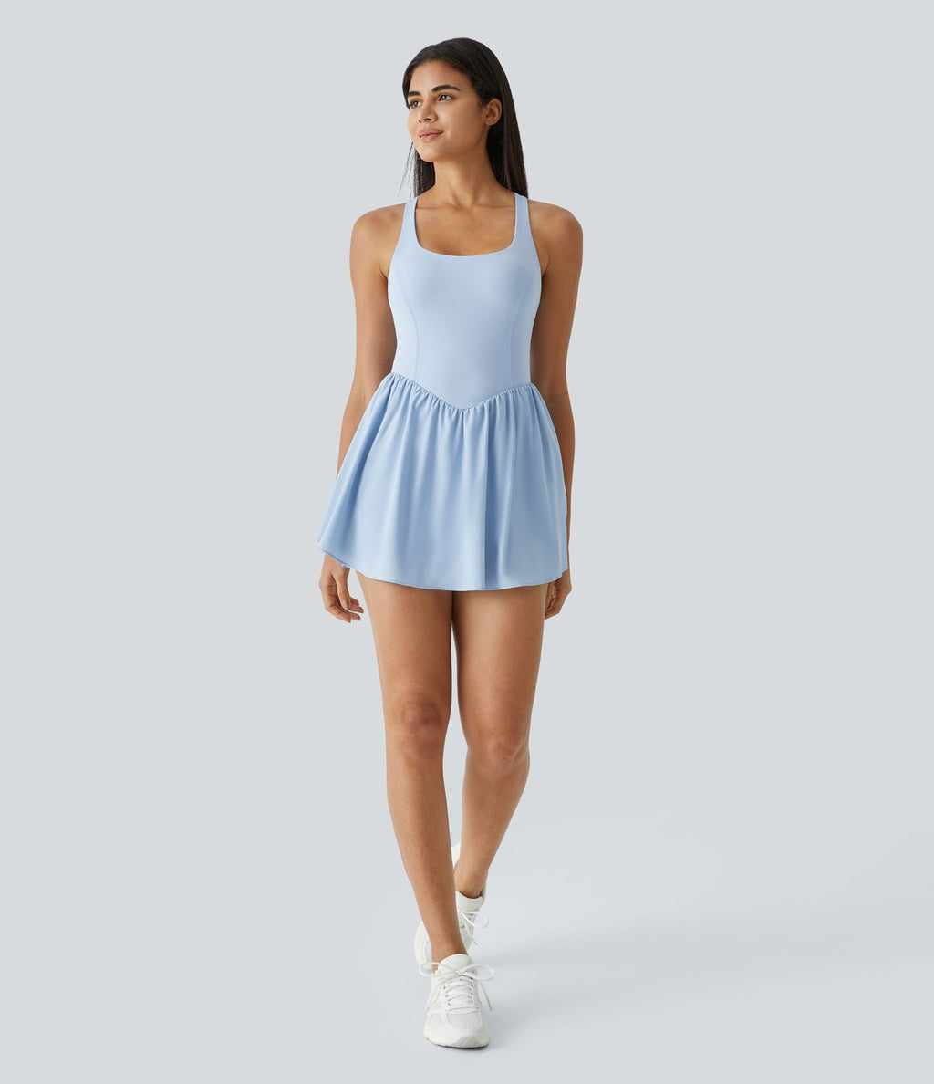 Robe de sport mini 2-en-1 Breezeful™ corset fluide séchage rapide avec poche padel/pickleball A-C