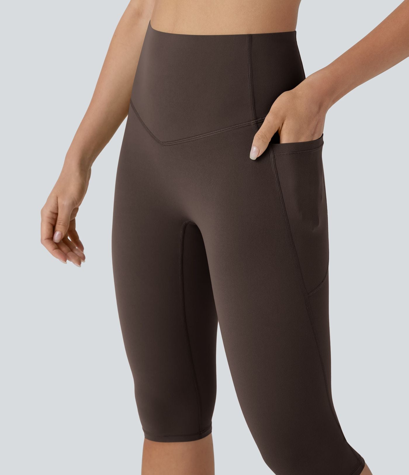 Legging corsaire de yoga gainant taille haute avec poches Halara UltraSculpt™