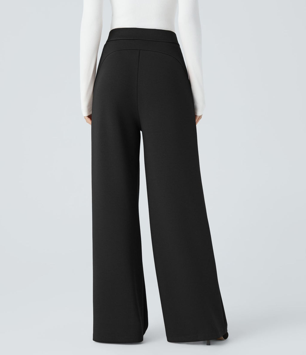Pantalon de travail Halara Flex™ ample taille haute avec poches