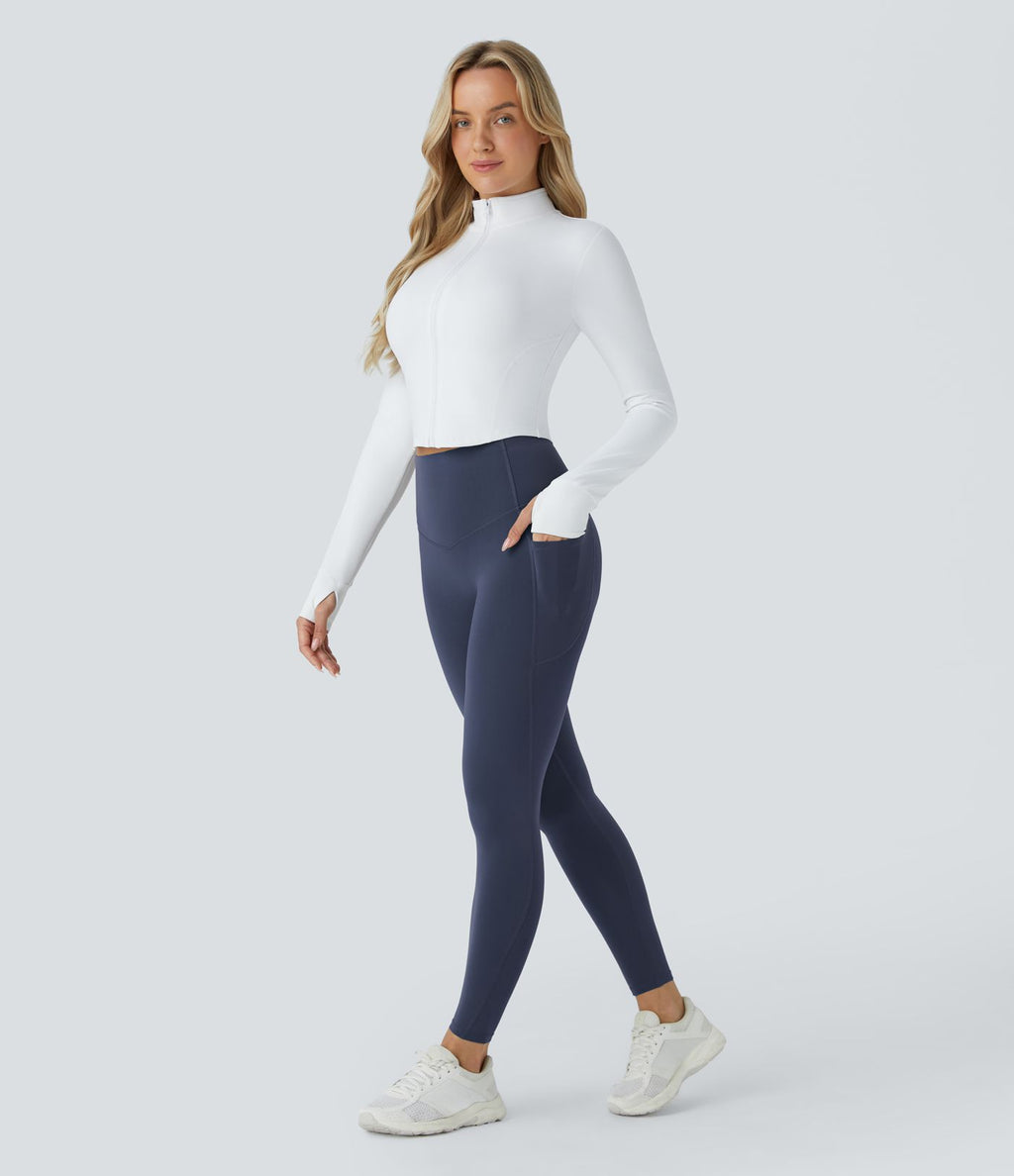 Legging d'entraînement gainant galbant taille haute avec poches Halara UltraSculpt™