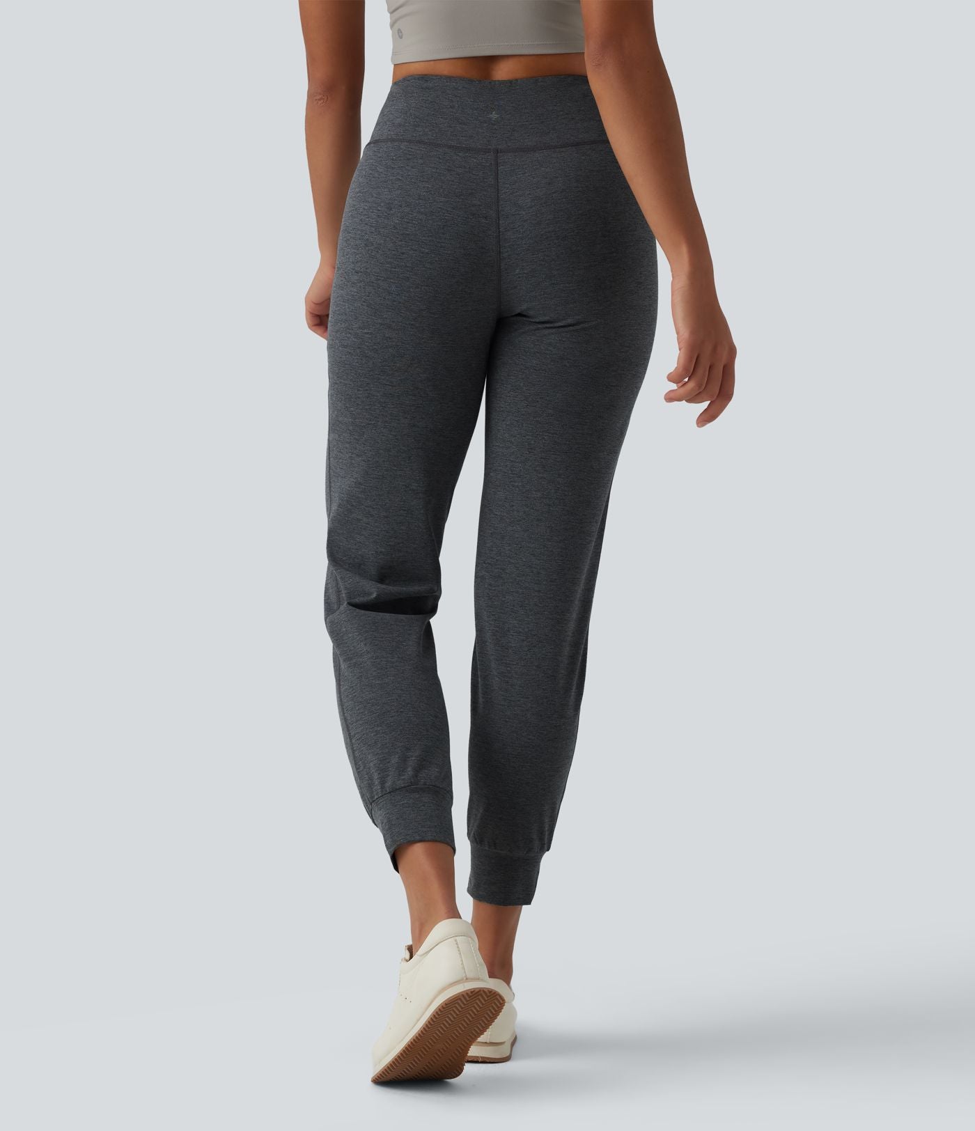 Jogging de yoga taille mi-haute à séchage rapide avec poches