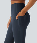 Pantalon de yoga à coupe bootcut gainant taille haute avec poches Halara UltraSculpt™