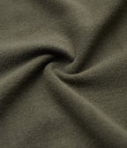Top de sport randonnée polaire col montant demi-zip manches longues avec trous pouces