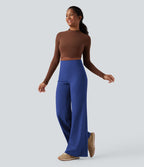 Pantalon yoga large gainant taille haute DayStretch avec poches