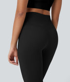 Legging yoga 7/8 gainant taille haute côtelé doux sans couture OneForm Seamless Flow