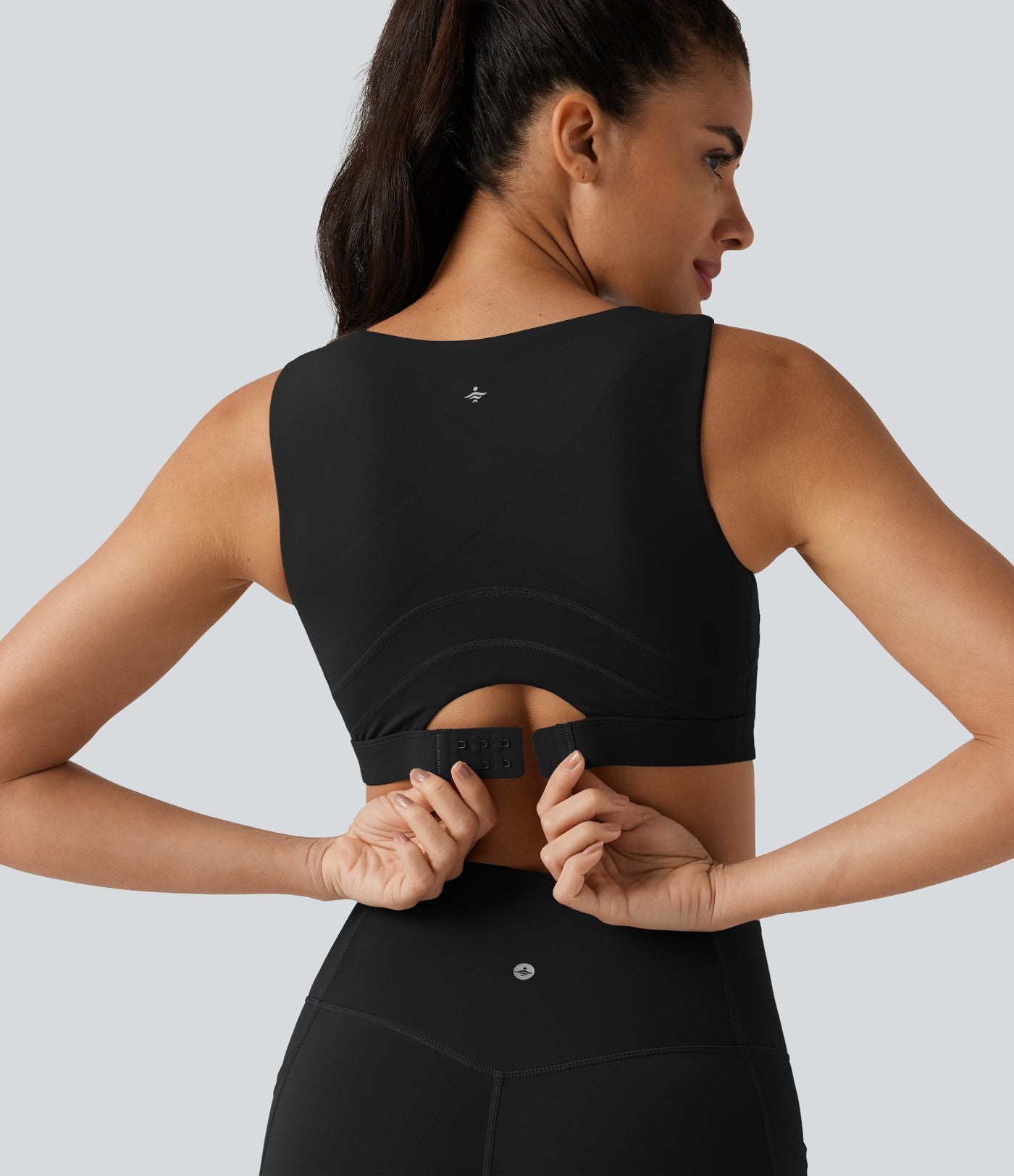 Brassière de sport d'entraînement push-up à maintien moyen UltraSculpt™ avec col U et brassière intégrée
