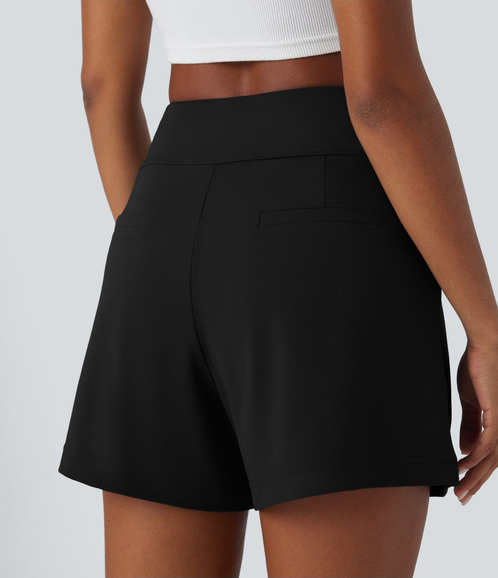 Short de travail large taille haute DayStretch avec poches
