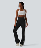 Legging de yoga 7/8 évasé Halara UltraSculpt™ taille haute ventre plat avec bandes latérales