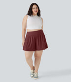 Short tailleur 2-en-1 Cool Touch yoga taille très haute Softlyzero™ Airy grande taille 17,5 cm avec poches