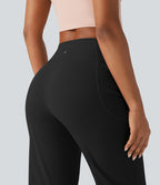 Pantacourt de yoga droit Halara UltraSculpt™ taille haute gainant avec poches