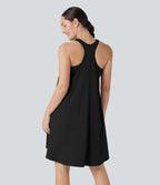 Robe décontractée mini Breezeful™ dos nageur fluide asymétrique séchage rapide avec poche E-G