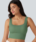 OneForm Débardeur casual sans couture col rond échancré dos en U avec soutien-gorge intégré