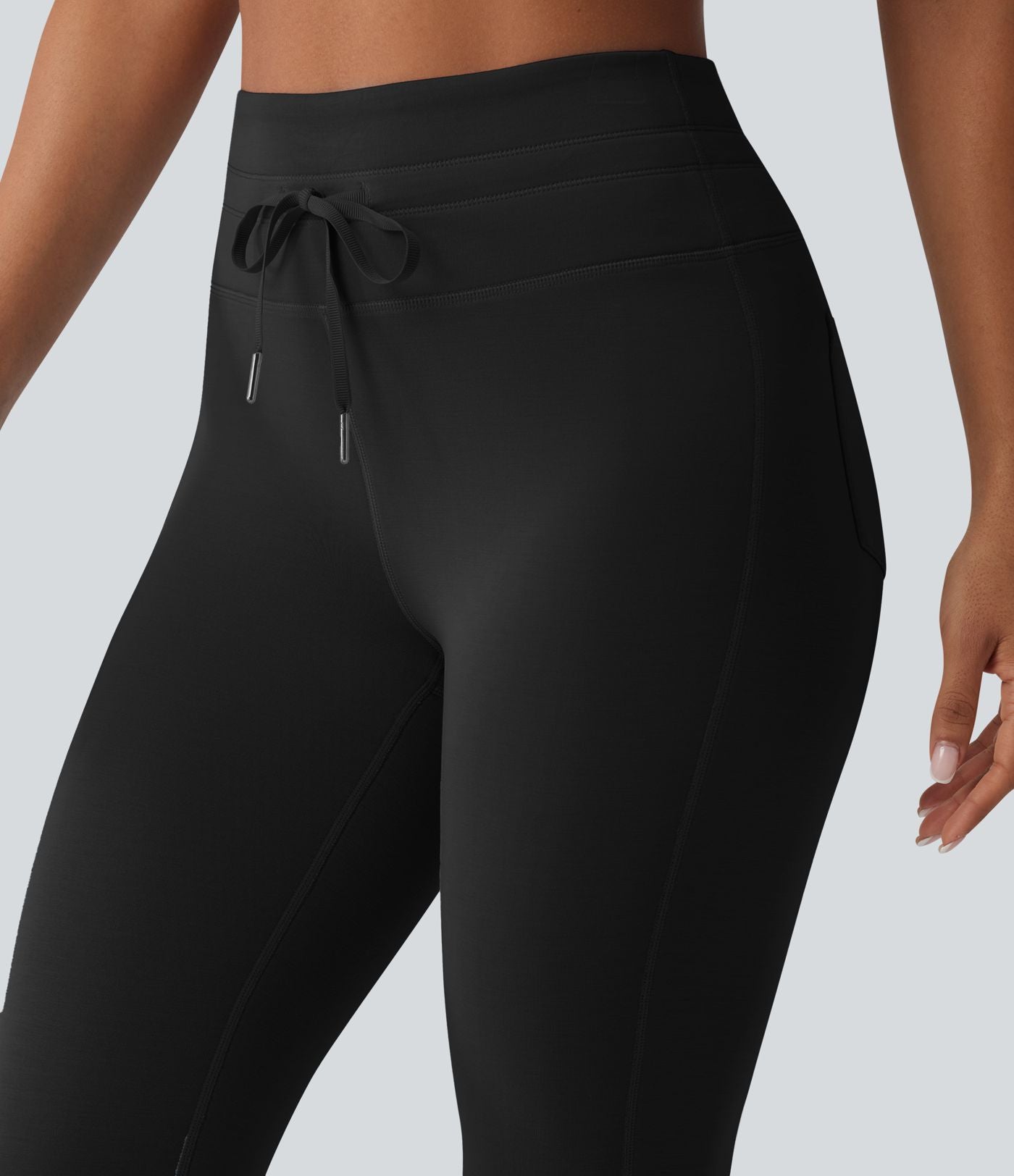 Pantalon casual skinny SpacerTek™ taille haute avec cordon de serrage et poches