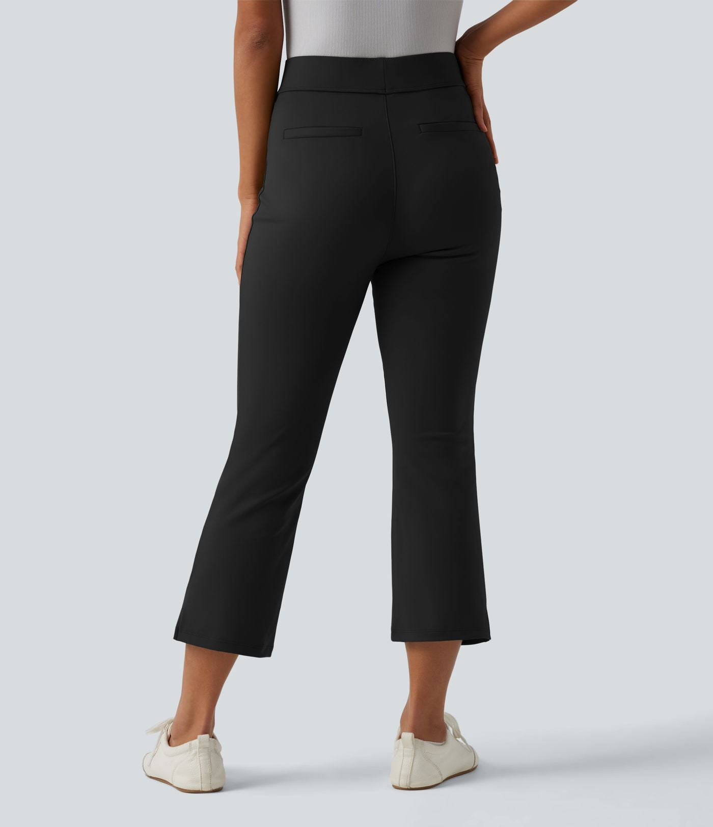 Pantalon bootcut court tailleur Halara Flex™ DayStretch mi-taille avec fente et poche