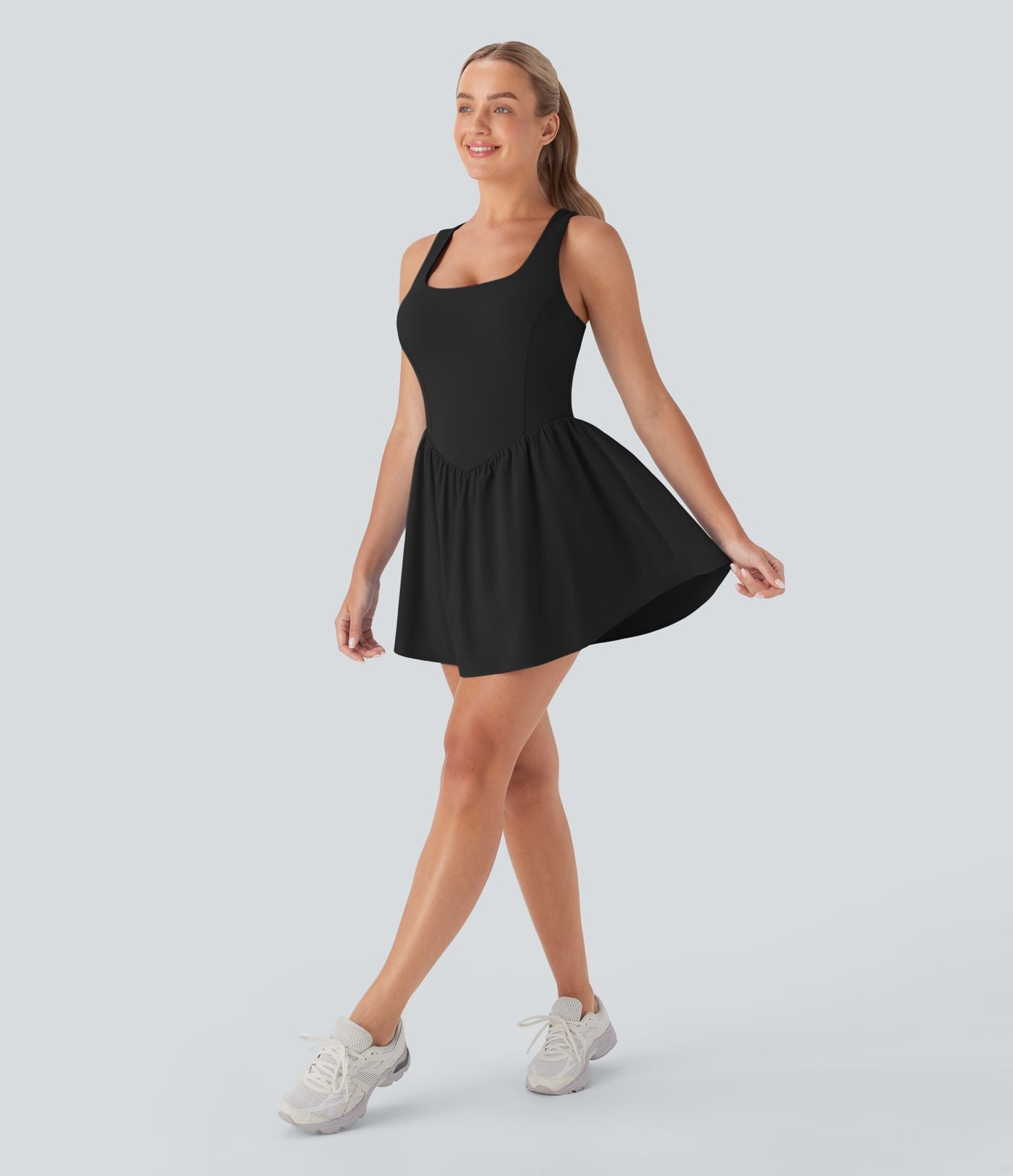 Robe de sport mini 2-en-1 Breezeful™ corset fluide séchage rapide avec poche padel/pickleball E-G