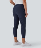 Pantalon de Golf Capri Taille Moyenne avec Poches Multiples, Coupe Fuselée, Séchage Rapide - Avec Poche pour Tees - Protection UPF40+