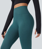 Legging yoga 7/8 gainant effet push-up taille haute sans couture OneForm Seamless Flow