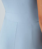 Breezeful™ Combishort Dos Nu Poche Zippée Invisible Sur le Côté Jambe Large Séchage Rapide