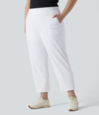 Pantalon de golf grande taille taille haute à séchage rapide avec poches — Golf Tee — UPF40+