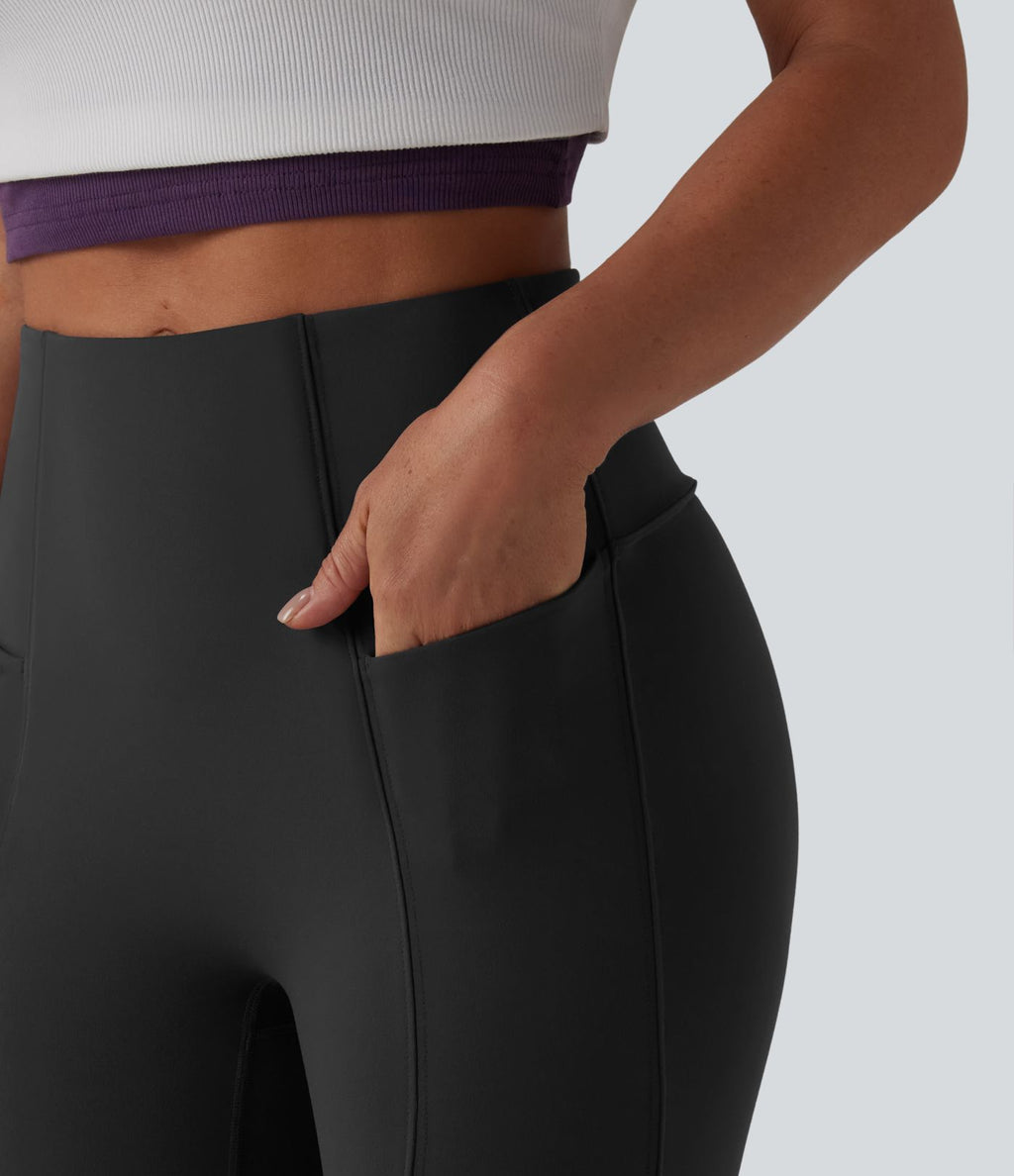 Legging casual 7/8 ventre plat taille haute DayStretch avec poches