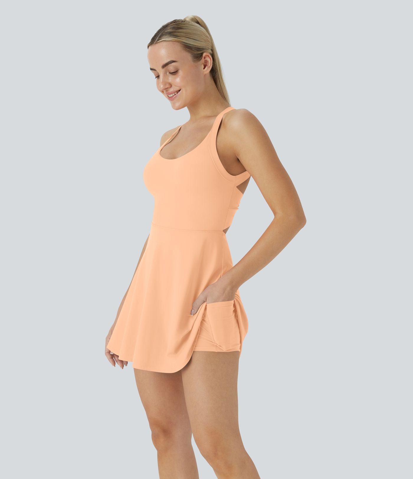 Softlyzero™ Airy Robe Sport Torsadée Dos Nu Édition Easy Peasy