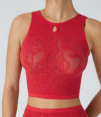 Débardeur court avec découpes sans couture OneForm Seamless Flow