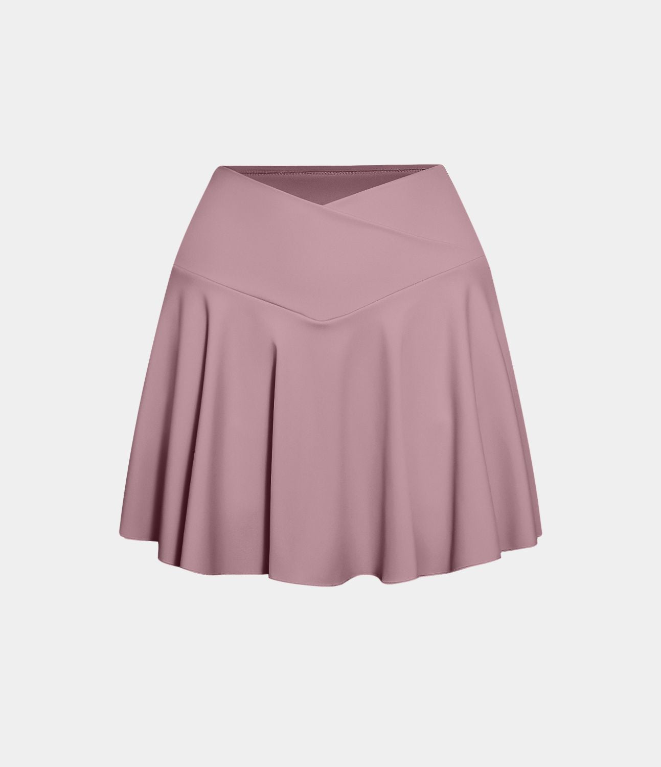 Jupe de tennis SoftlyZero™ Airy taille haute confortable 2-en-1 poches latérales croisées évasée effet frais