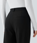 Pantalon tailleur court fuselé taille haute Halara Flex™ DayStretch avec poches