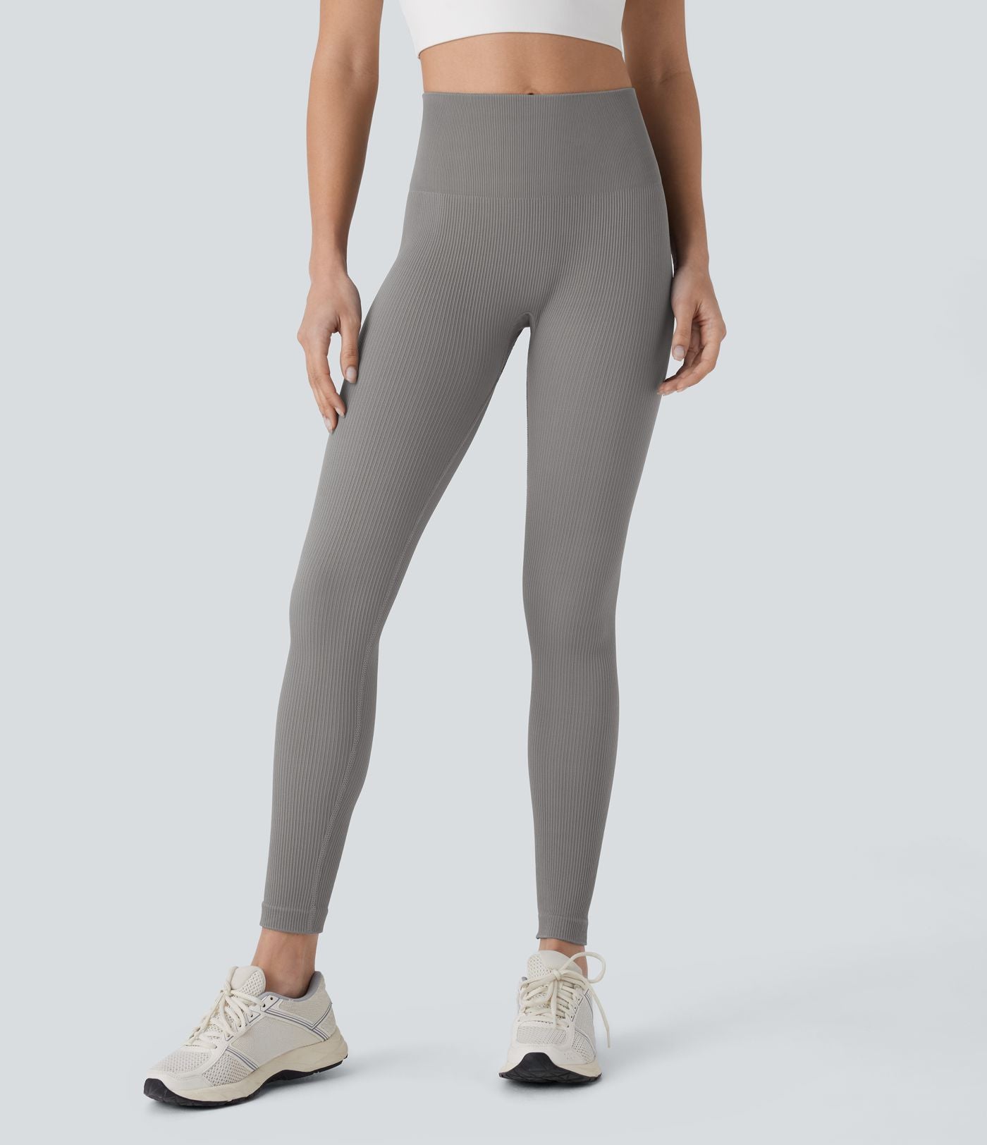 Legging de yoga 7/8 sans couture Seamless gainant et sculptant à taille haute