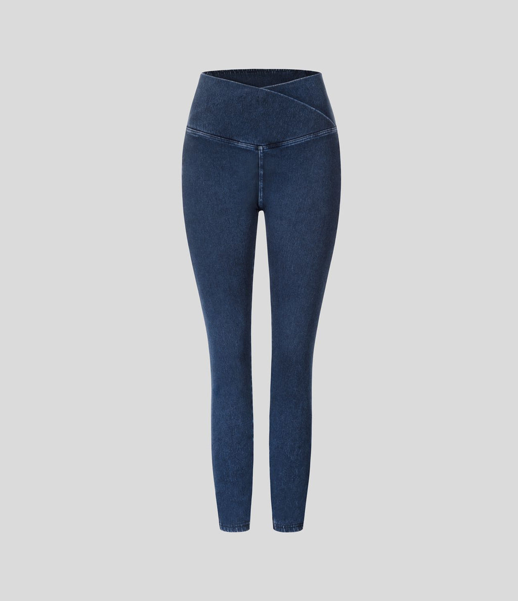 Halara Flex™ Jegging Travail Tricoté Extensible Lavé Poche Latérale Croisée