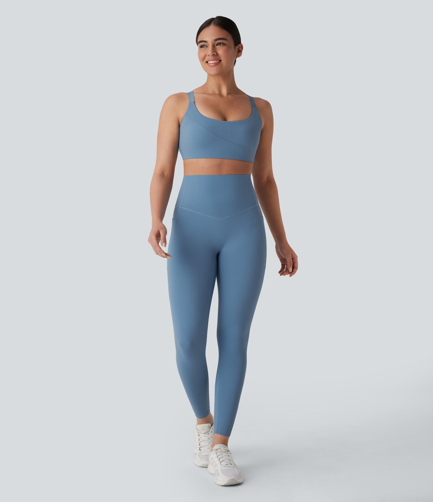 Brassière de sport entraînement Halara UltraSculpt™ soutien intermédiaire col U bonnets A-D