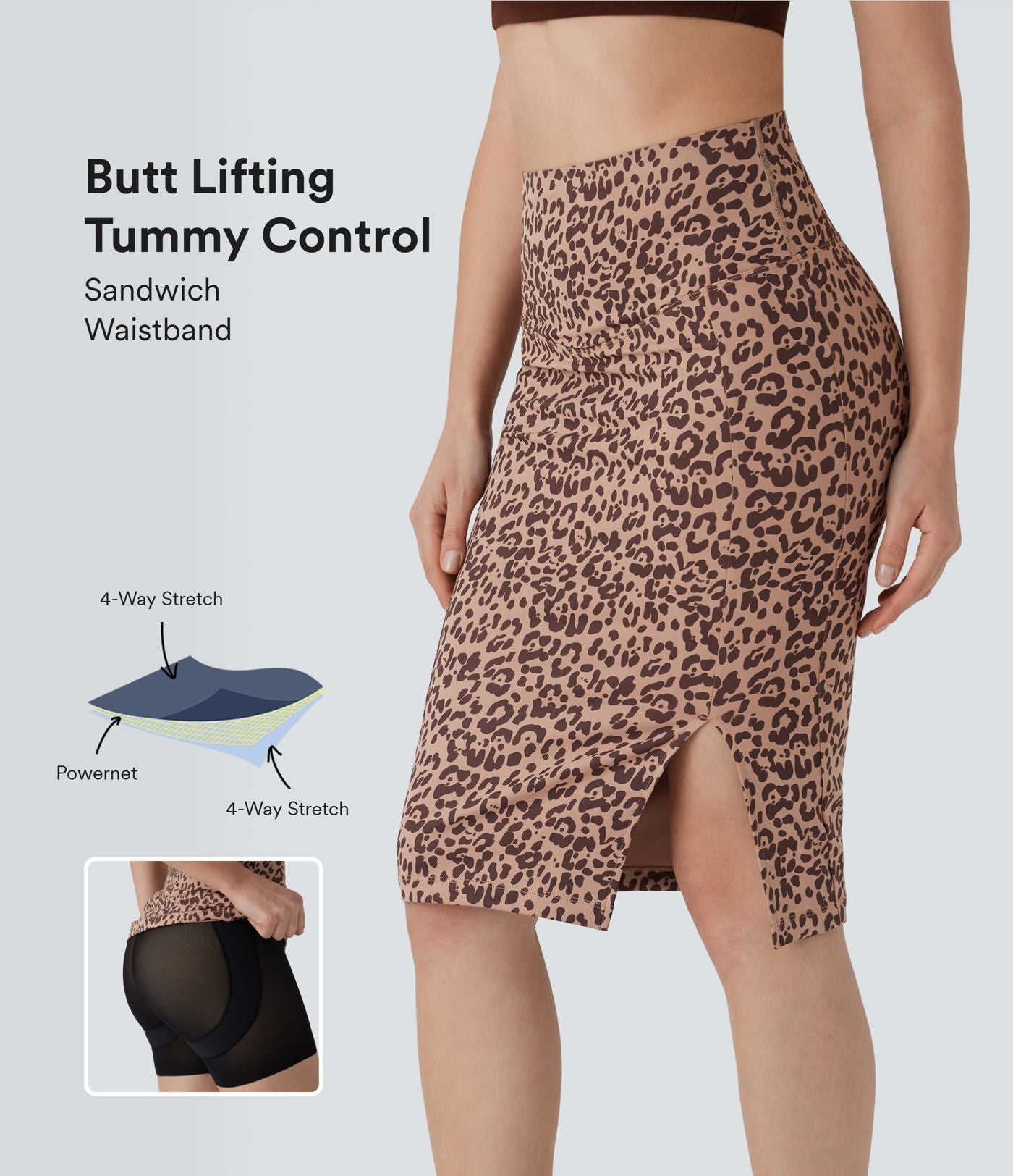 Legging de yoga gainant taille haute avec poches Halara UltraSculpt™