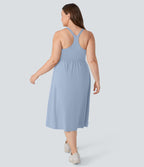Robe Midi Casual Grande Taille Everyday - Lala Land