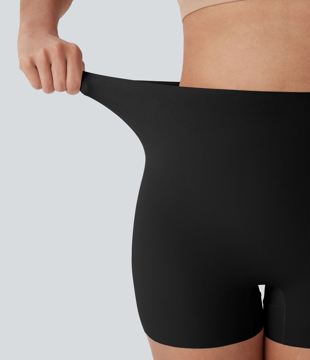Short type boxer taille haute très extensible et doux pour la détente