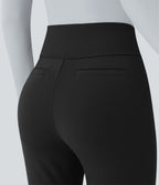 Pantalon tailleur taille haute avec poches décoratives Halara Flex™