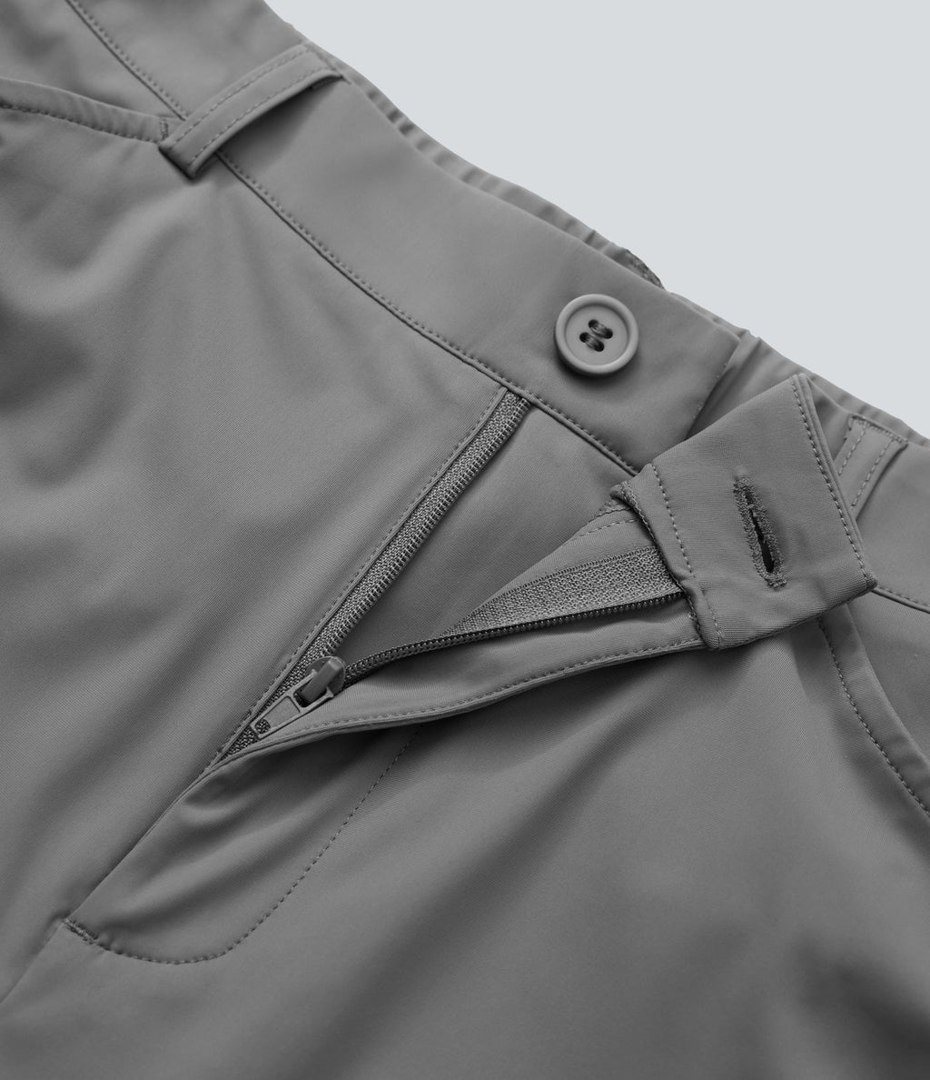 Pantalon de costume effet frais InstantCool à taille mi-haute avec poches latérales