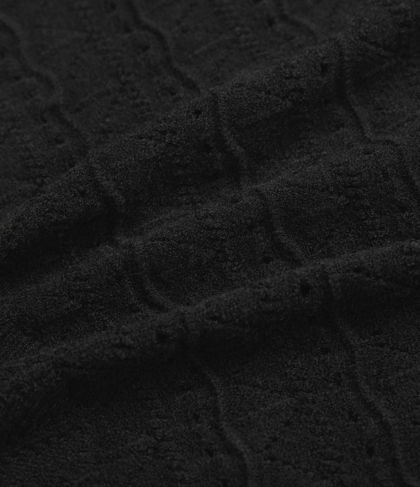 Jupe-pull décontractée 2-en-1 maille ajourée longueur genou taille haute avec poches