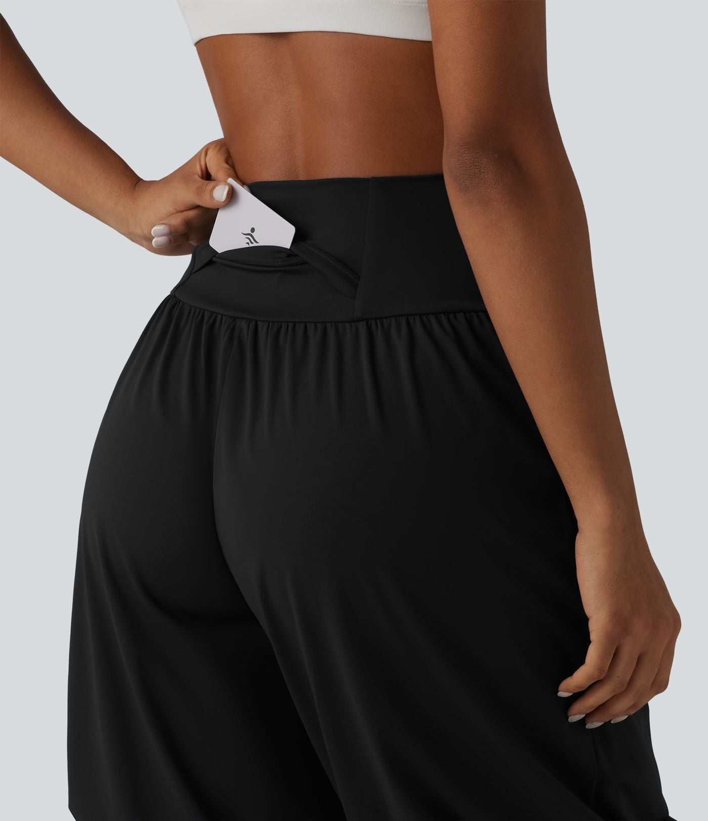 Short ballon de yoga SoftlyZero™ Airy effet frais InstantCool taille très haute avec poches