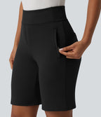 Short tailleur DayStretch ample taille haute avec poches
