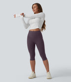 Legging sculptant d'entraînement corsaire Halara UltraSculpt™ taille haute galbant gainant avec poches