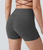 Short cycliste 7,5 cm d'entraînement gainant taille haute avec poches Halara UltraSculpt™