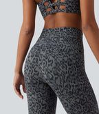 Legging de yoga taille haute imprimé léopard avec cordon de serrage Halara UltraSculpt™ et poches
