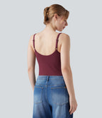 Caraco casual chaud push-up avec bonnets moulés et bretelles ajustables - Bonnet A/B