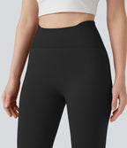 Legging de yoga 7/8 taille haute effet push-up Seamless Flow