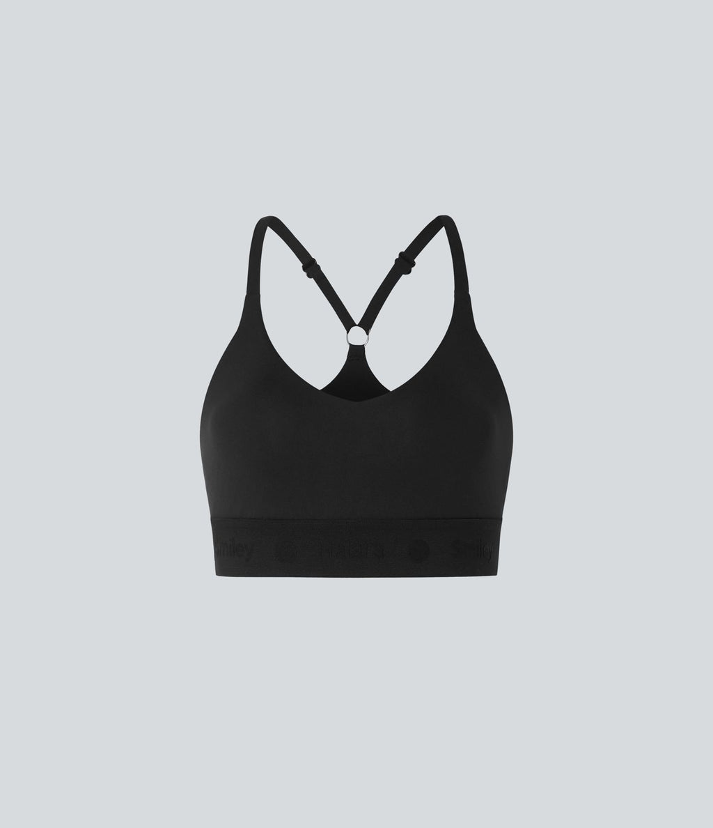 Brassière de sport training Halara X Smiley® SpeedWave™ maintien moyen à séchage rapide – Bonnets A à D