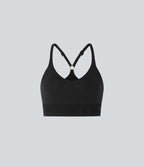 Brassière de sport training Halara X Smiley® SpeedWave™ maintien moyen à séchage rapide – Bonnets A à D