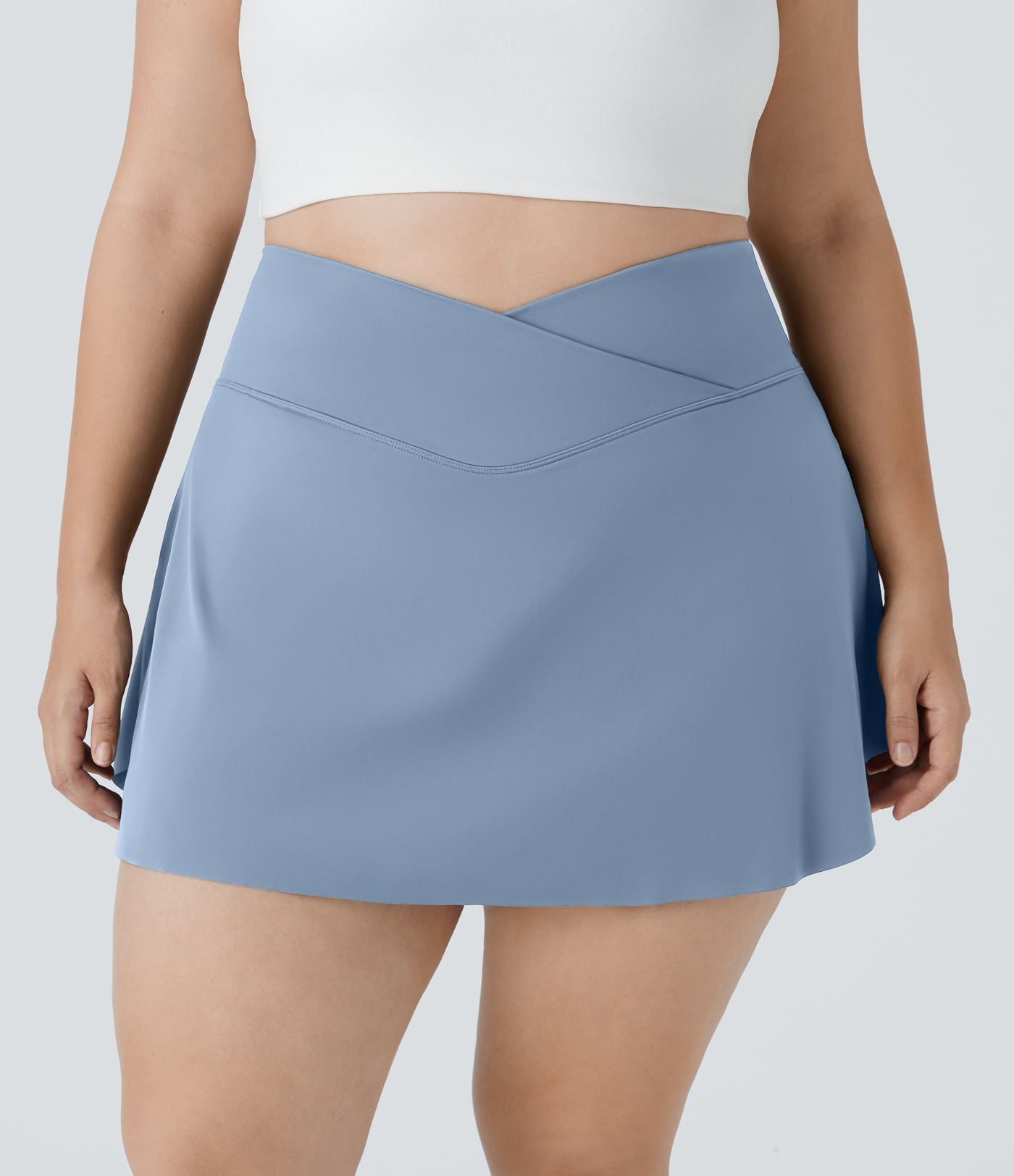 Everyday Softlyzero™ Jupe Tennis Airy Crossover 2 en1 Poche Latérale Cool Touch-Lucid Grande Taille